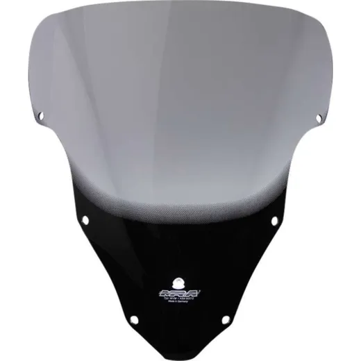 Racing windscreen black 405x370mm with ABE