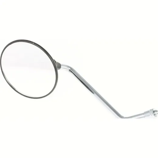 Mirror right black right with chrome pin M10 left-threaded (single)