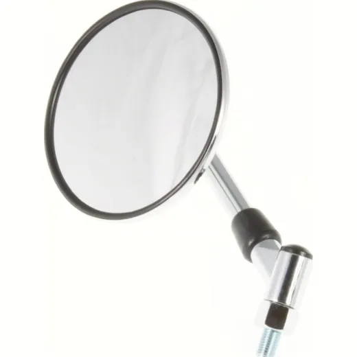 Mirror left + right chrome M10 right-threaded (single)