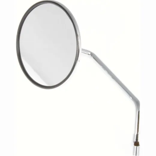 Mirror left chrome M10 right-threaded (single)