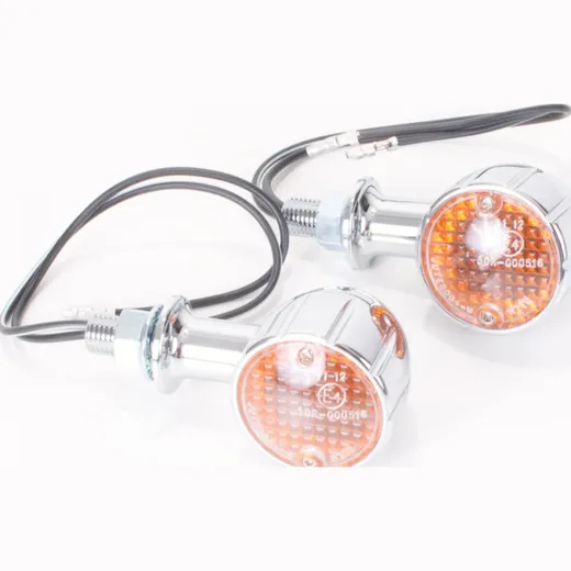 SHIN YO Alu winker ARIZONA, chromed, short, E-mark, pair