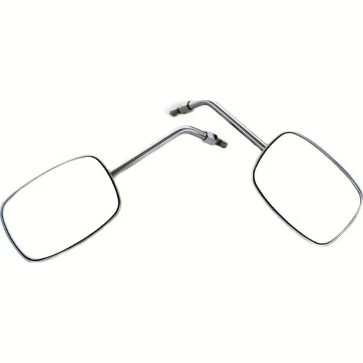 Mirror pair chrome M10 (pair) left and right thread