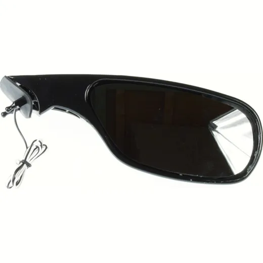 Mirror right, black with LED indicator