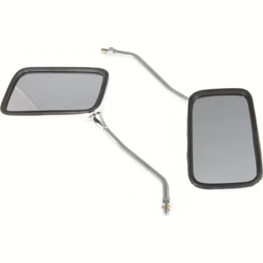 mirror, chrome M10 right threat (pair) - not ECE homologated