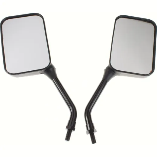 Mirror black right thread (pair)