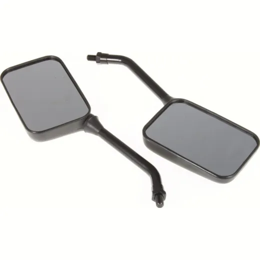 Mirror black (pair) right thread M10