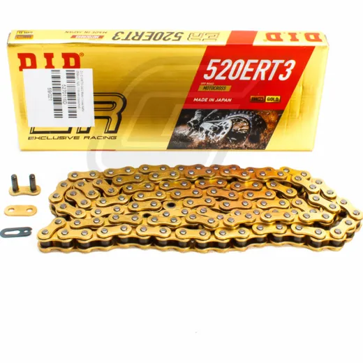 chain ERT3 G&G Moto Cross -250cc, 520, 116 with rivet lock / usable for offroad drive up to 44,15kW (60HP) / up to 250cc