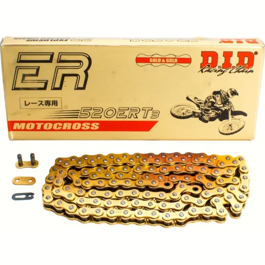 chain ERT3 G&G Moto Cross -250cc, 520, 118 with rivet lock / usable for offroad drive up to 44,15kW (60HP) / up to 250cc