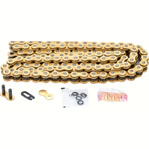 DID chain 520 ERVT (Gold) 112 links with clip lock / usable up to 55KW (75HP) / up to 500cc