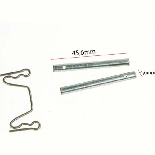 TourMax Brake caliper pin set PPS-910 length 45,60mm diameter 4,60mm