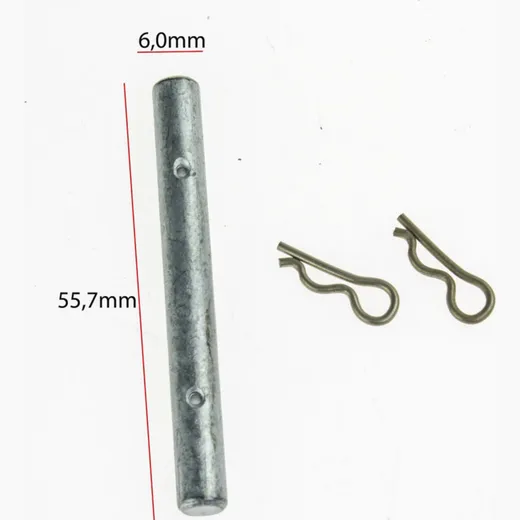 Faustsattel TourMax Bremssattelbolzen PPS-914 Länge 55,80mm Durchmesser 6mm