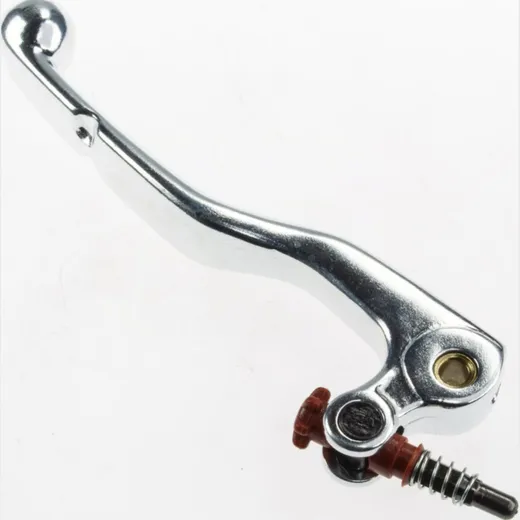 Clutch lever forged silver (short)