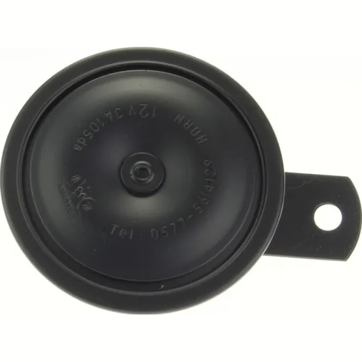 Horn 12V black diameter 90mm