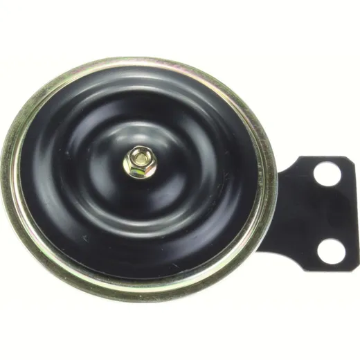 Horn 6V black/gold diameter 90mm
