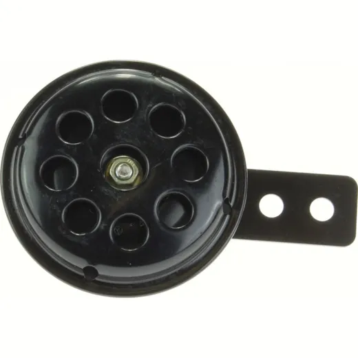 Horn 12V black diameter 70mm