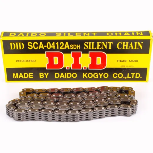 DID camshaft drive chain (silent chain), chain pitch: 6,350 number of links: 112 endless