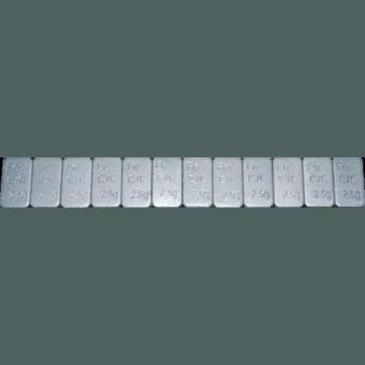 Sticking weights 12 x 2,5g lead free (10 bar set)