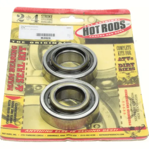 crankshaft bearing (set) with oil seals K069