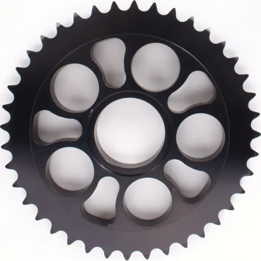 aluminium rear sprocket hard anodized smoke grey DUC748/916/996520T44Z incl. Teflon ring