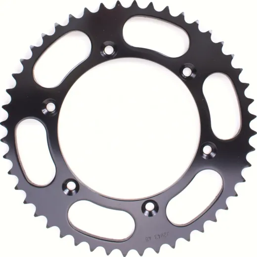PBR aluminium rear sprocket hard anodized smoke grey 43T 520