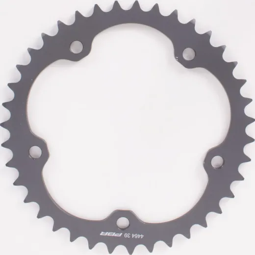 PBR aluminium sprocket hard anodized smoke grey 520-39T