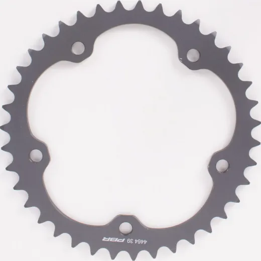PBR aluminium sprocket hard anodized smoke grey 520-40T
