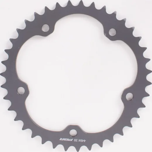 PBR aluminium sprocket hard anodized smoke grey 520-43T
