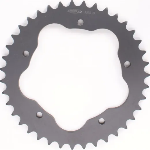 PBR aluminium rear sprocket hard anodized smoke grey for PBR rear sprocket holder 520 - 39T