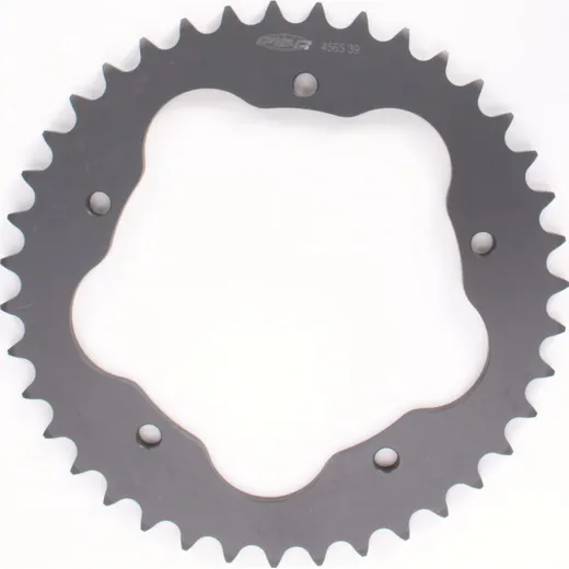 PBR aluminium rear sprocket hard anodized smoke grey for PBR rear sprocket holder 520 - 44T