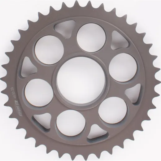 PBR aluminium rear sprocket hard anodized smoke grey 40Z 525T