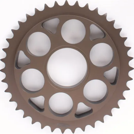 PBR aluminium rear sprocket hard anodized smoke grey 37T - 520
