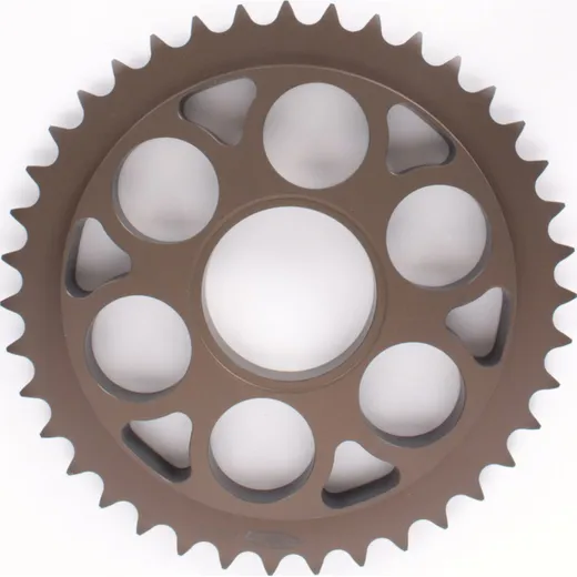 PBR aluminium rear sprocket hard anodized smoke grey 40T - 520