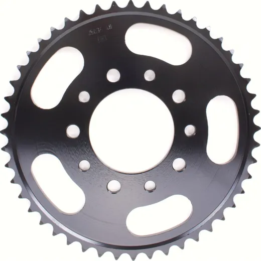 PBR aluminium rear sprocket hard anodized smoke grey 38Z 530T