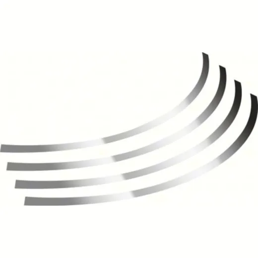 Felgenrandaufkleber, Rad-Klebeprofile chrom 17 - 20"