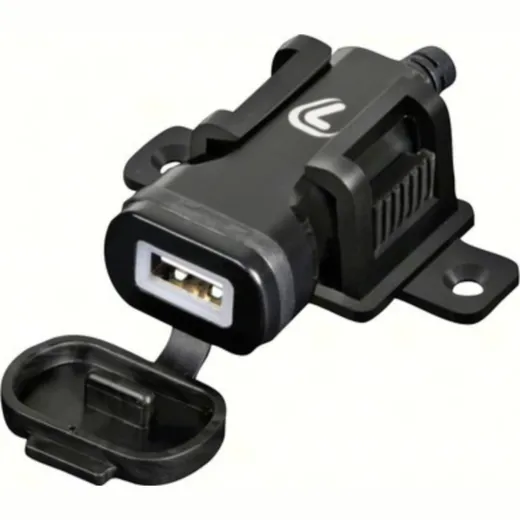 USB für Motorradlenker mit Schraubbefestigung und DIN-Stecker, 2400MA