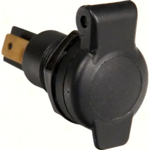 Flush mount, built-in DIN socket, 12/24V