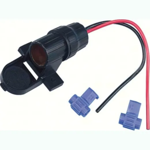 Stromanschluss mit Aufbaumontage 12/24V