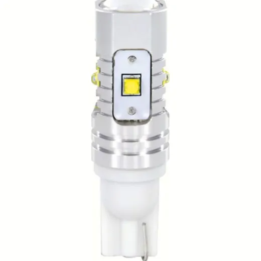10-30V Mega-Led 45 - 5 SMD x 9 chips - (T10) - W2,1x9,5d - 2 pcs - D/Blister - White - Double polarity