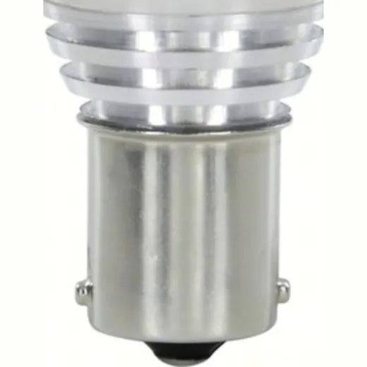 10-30V Mega-Led 9 - 1 SMD x 9 chips - (P21W) - BA15s - 1 pcs - D/Blister - White
