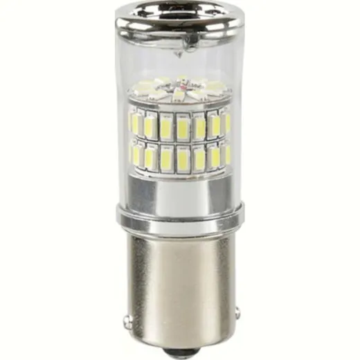 12-28V Mega-Led 48 - 48 SMD x 1 chip - (P21W) - BA15s - 1 pcs - D/Blister - White - Double polarity