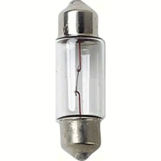 12V Festoon lamp - 11x31 mm - 10W - SV8,5-8 - 2 pcs - D/Blister