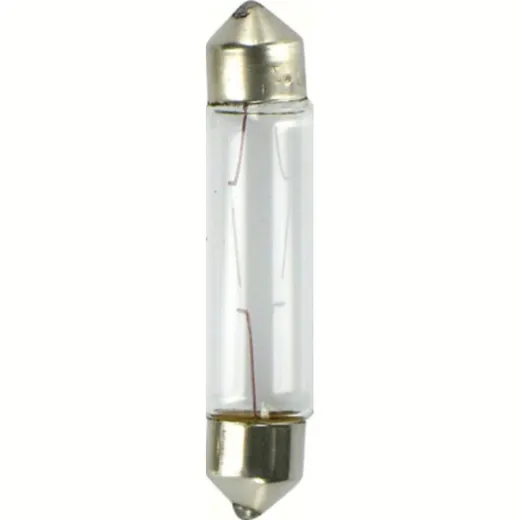 12V Festoon lamp - 11x44 mm - 10W - SV8,5-8 - 2 pcs - D/Blister