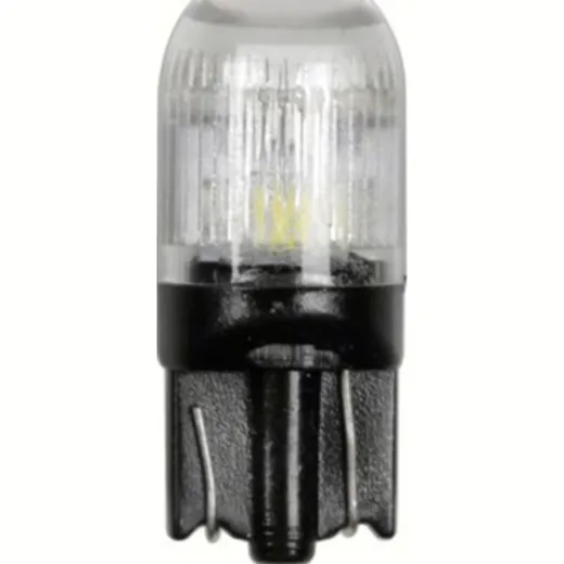 12V Mega-Led 3 - 2 SMD x 1 chip + 1 SMD x 3 chips - (T10) - W2,1x9,5d - 2 pcs - D/Blister - White