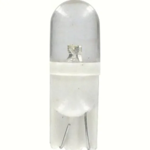 12V Colour-Led, lamp 1 Led - (T10) - W2,1x9,5d - 2 pcs - D/Blister - Blue