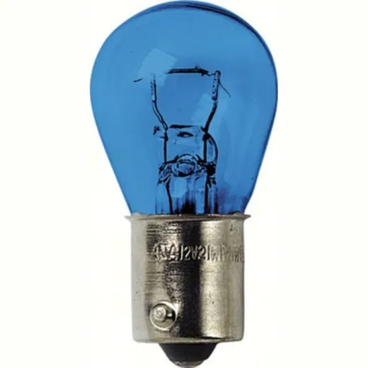 12V Blu-Xe single filament lamp - (P21W) - 21W - BA15s - 2 pcs - D/Blister