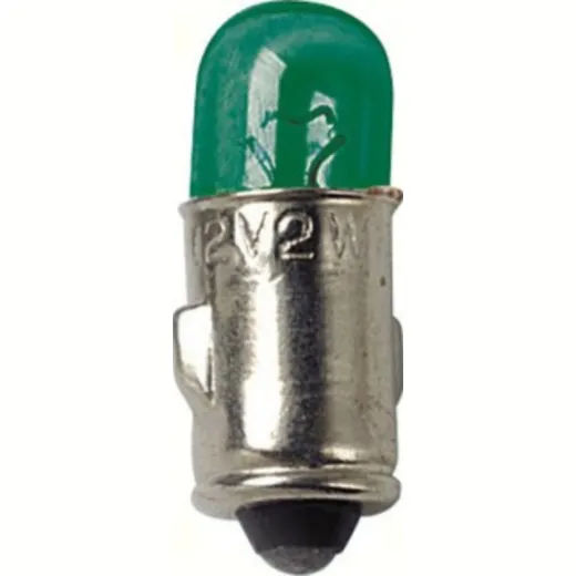 12V Dashboard lamp - (J) - 2W - BA7s - 2 pcs - D/Blister - Green