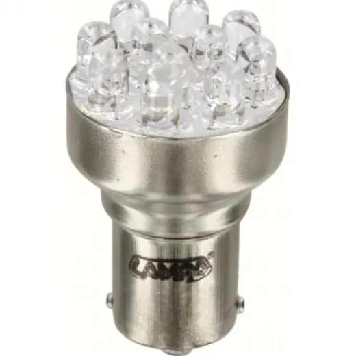 12V Multi-Led Lamp 11 Led - (P21W) - BA15s - 1 pcs - D/Blister - White