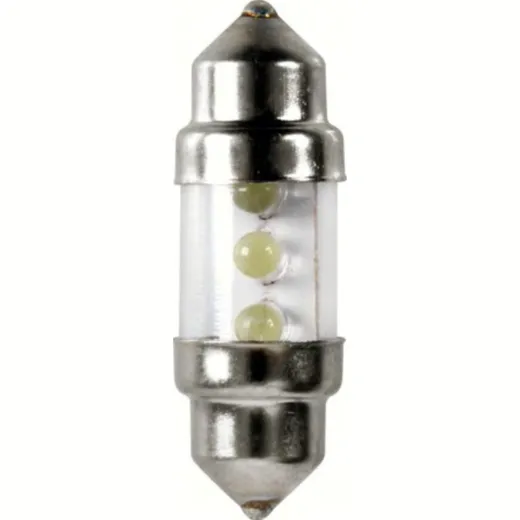 Sofitte X 31MM. W/3 LEDS,Weiß