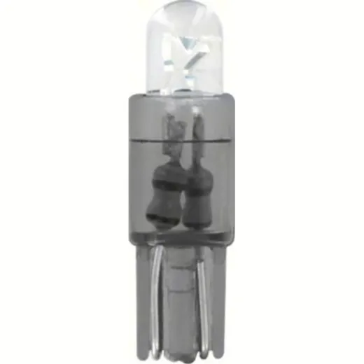 12V Micro lamp wedge base 1 Led - (T5) - W2x4,6d - 2 pcs - D/Blister - White
