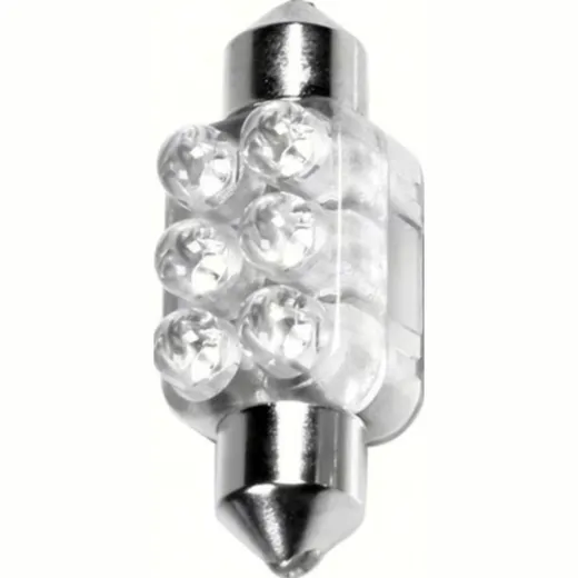 Sofitte MEGA-BRITE 6-Led-Lampe, 10MM X 36MM. Blau